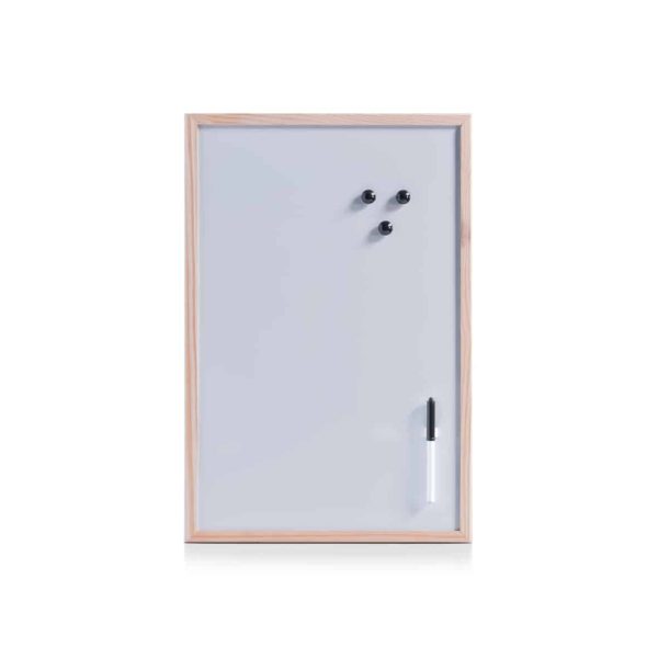 Magnet-/Schreibtafel, Metall/Kiefer