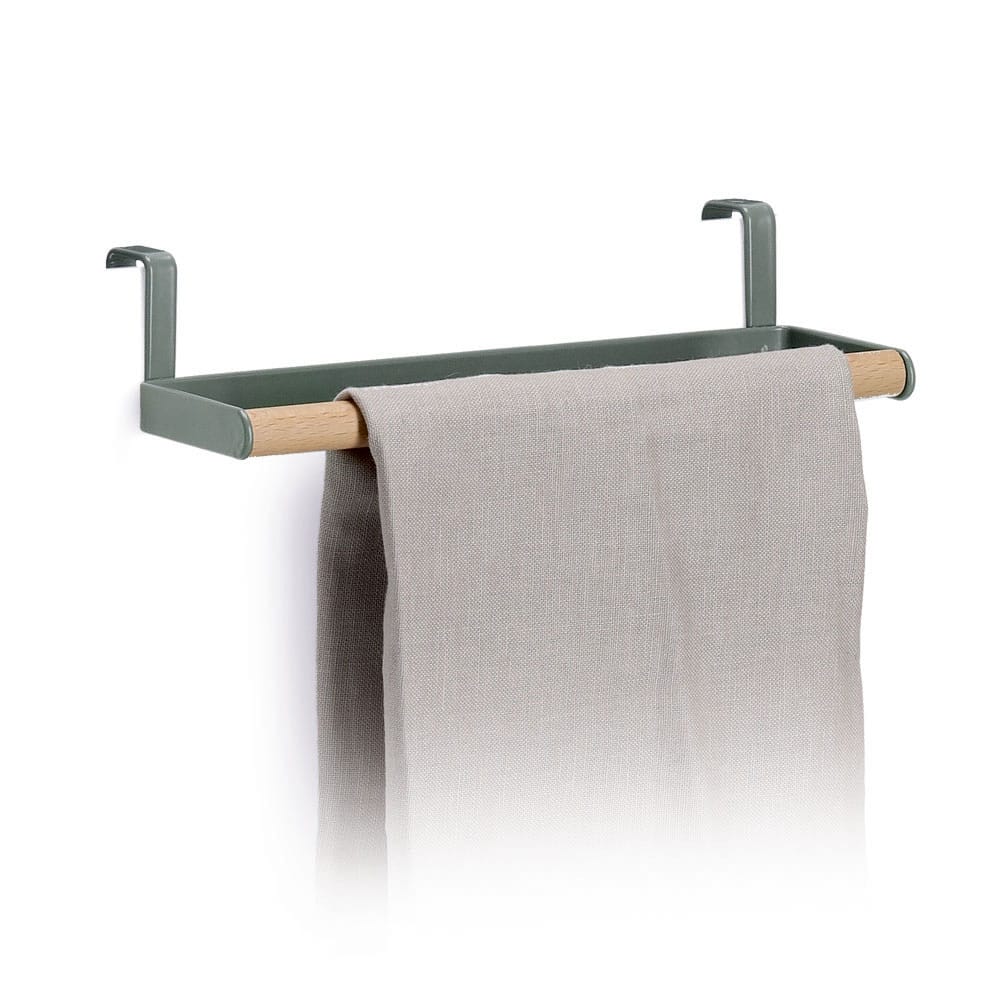 Türhandtuchhalter, Metall/Buche, salbei – Bild 3